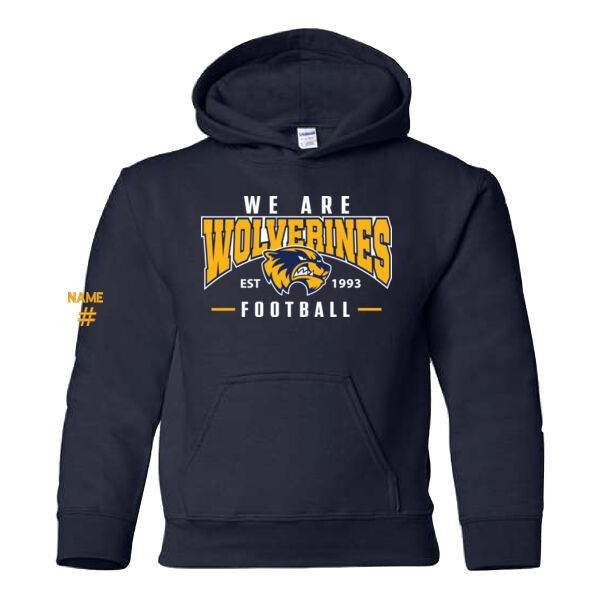 Wolverines Gildan Youth Printed Hoodie Thumbnail